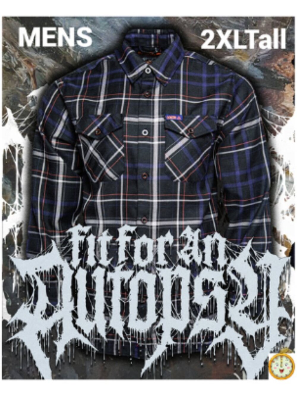 DIXXON x FIT FOR AN AUTOPSY-THE NOTHING THAT IS Collab Flannel - Men's 2XL Tall